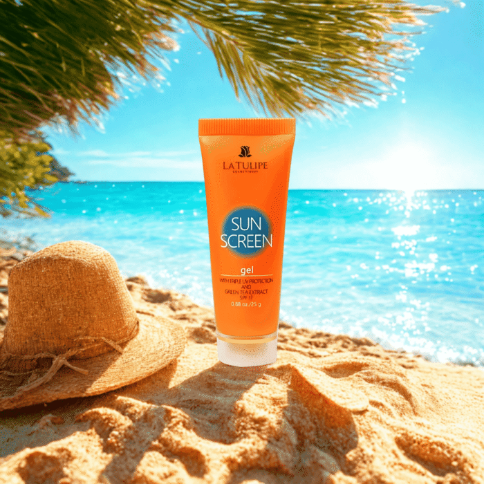 LA TULIPE Sunscreen Gel Green Tea - Image 2