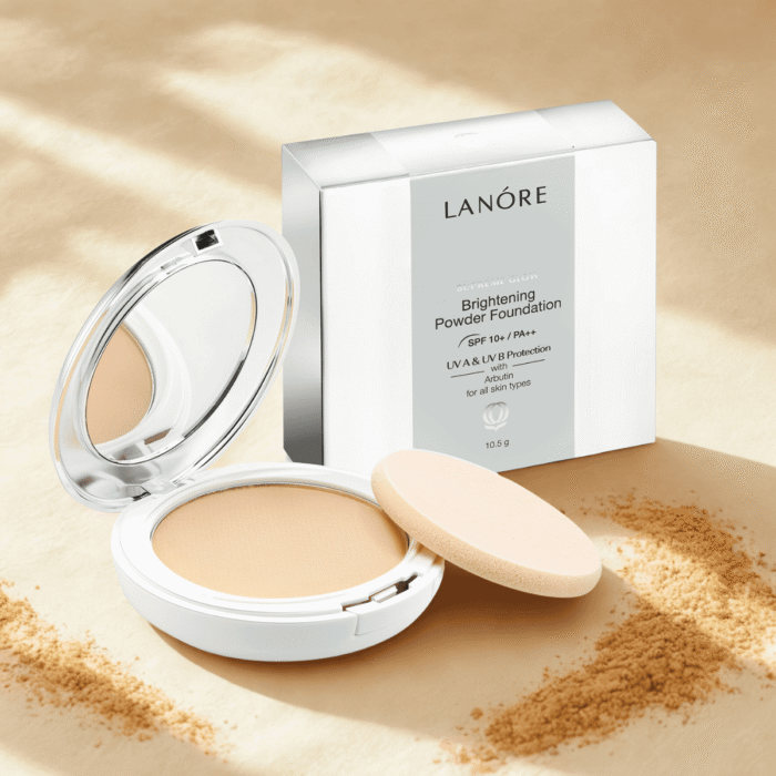 LANORE Brightening Powder Foundation SPF 10+ PA++ - Image 2